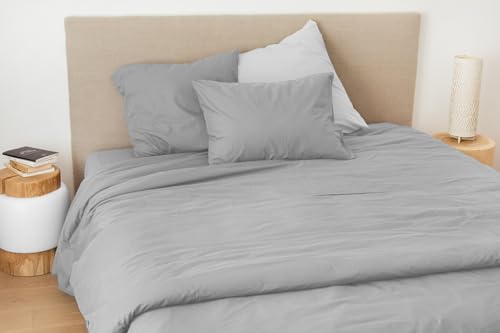 Cap Ferret Washed Cotton Duvet Cover, 140 x 200 cm, Flannel