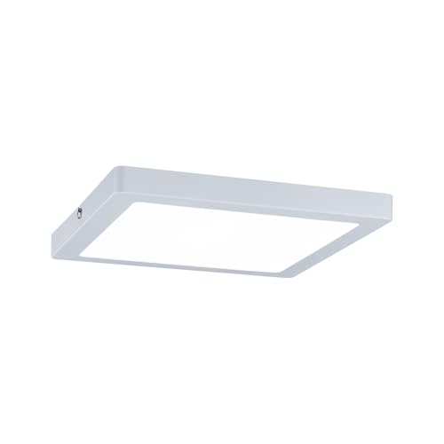 Paulmann 70938 Atria LED Panel Rectangular incl. 1x16-watt Ceiling lamp White matt Ceiling luminaire Plastic Living Room lamp 4000 K