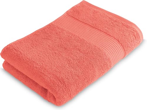 Le linge de Jules Bath Towel 70 x 130 cm 100% Cotton 450 g/m2 Coral