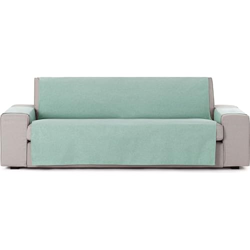 ECOMMERC3 - Universal and Versatile 3 Seater Sofa Cover ??? Green Chair Cover Protector Easy to Install for Back, Seat and Arms