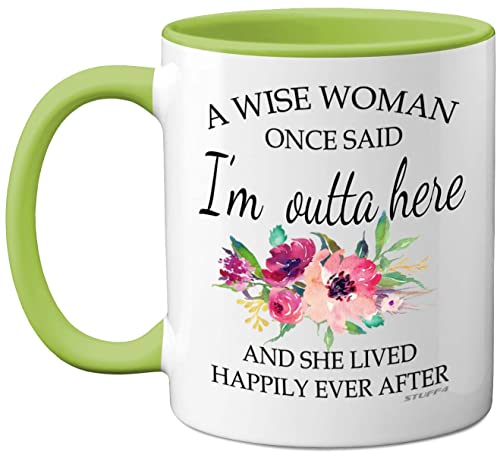 Stuff4 Retirement, A Wise Woman Mug, Funny Mug for Women, Leaving Gift - A Wise Woman Mug, Funny Mug for Women, Leaving Gift for Colleagues, Retired Christmas Birthday Present