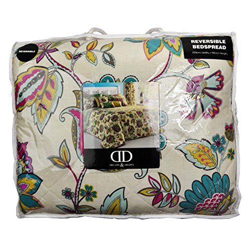 Dreams & Drapes - Marinelli - Easy Care Bedspread - 229cm X 195cm - Teal