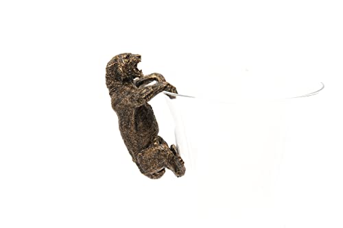 Pot Buddies Handmade Tiger Figure Plant Pot Hanger - Decorative Hanging Garden Ornament - Flower Planter Figurine
