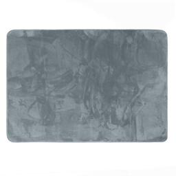 Douceur d'Intérieur FLANOU Rectangular Rug, Polyester, Grey, 120 x 170 cm