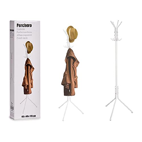 ARTEREGAL Coat Rack Metal White 48 x 170 cm 78282