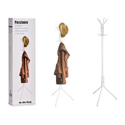 ARTEREGAL Coat Rack Metal White 48 x 170 cm 78282