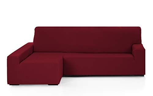 Martina Home Cover For Sofa Chaise Longue, Left Arm Left-Hand desde 240 a 280 cm ancho burgundy