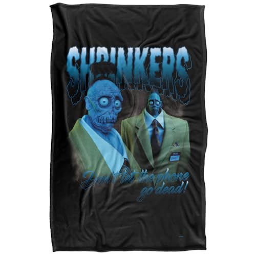 BEETLEJUICE 2 (2024) Shrinkers Homage Silky Touch Super Soft Throw Blanket 91 x 147 Cm
