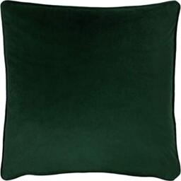 furn. Evans Lichfield Opulence Feather Filled Cushion, Polyester, Bottle Green