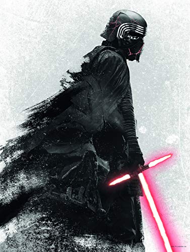 Komar Wall Picture Star Wars EP9 Kylo Vader Shadow Children's Room Decoration Art Print Without Frame Available in 3 Sizes, Colourful, WB173-30x40