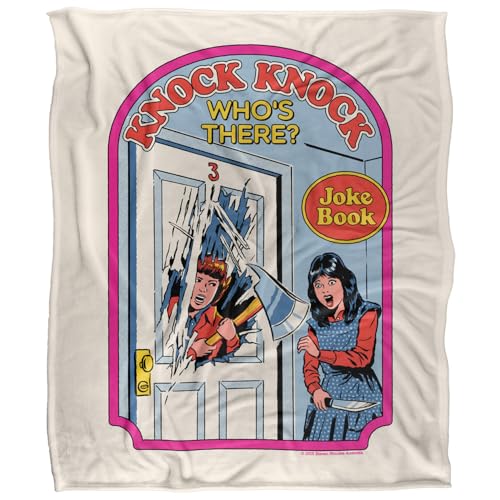 Steven Rhodes Knock Knock Who'S There Silky Touch Super Soft Throw Blanket 152 X 127 Cm