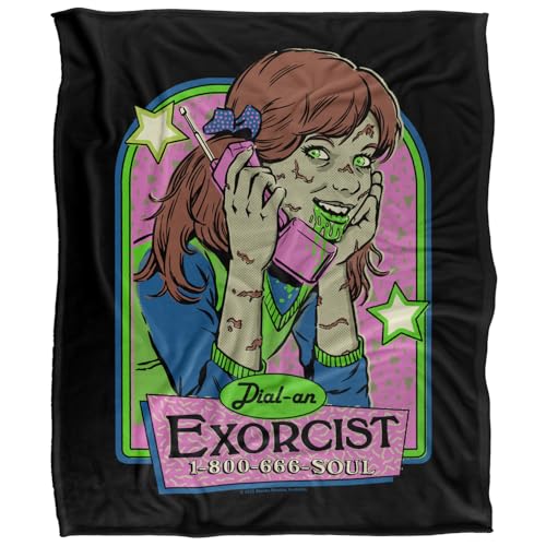 Steven Rhodes Dial An Exorcist Silky Touch Super Soft Throw Blanket 152 X 127 Cm