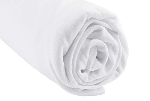 Fitted Sheet 160 x 200 cm Double King Size 160 x 200 cm Bamboo Hypoallergenic White Stretchy Breathable Healthy Sleep Easy Dort Brand Oeko-Tex Premium Quality