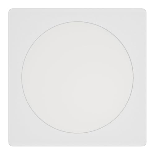 Eglo Recessed LED Ceiling spot Fueva 6, Square Spotlight, Ceiling lamp Made of Plastic in White, Warm White-Cold White, 16.6 x 16.6 cm