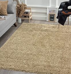 Mia's Teppiche Clara Living Room Rug Beige / Frame 120x170 cm Frieze
