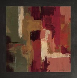 Frame Company Watson Range Raspberry Fields I by Silvia Vassileva, Photo Frame - 20 x 20 Inches, Black