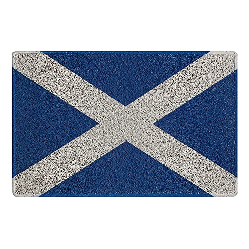 Nicoman Scottish Cross Flag Doormat Door Mat-(60x40cm, Scotland)