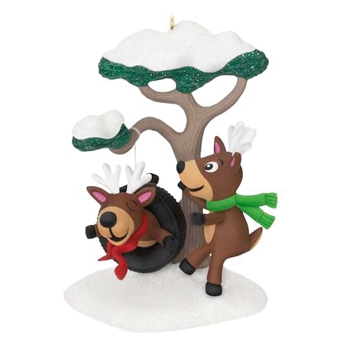 Hallmark Keepsake Christmas Ornament 2024, Reindeer Antics, Funny Gifts