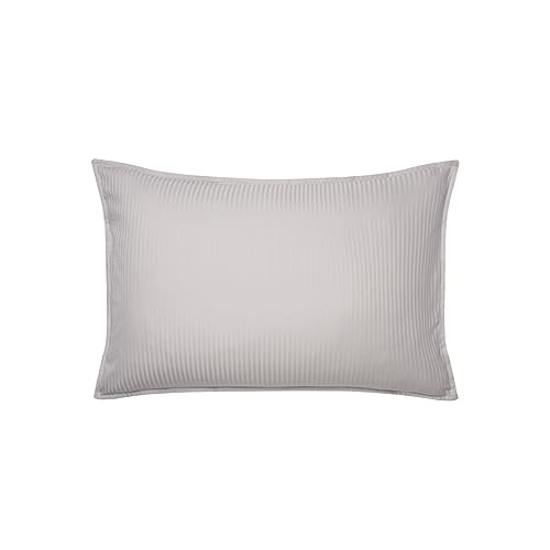 ITC Cushion Cover, Cotton Satin, Silver, 50 x 75 cm