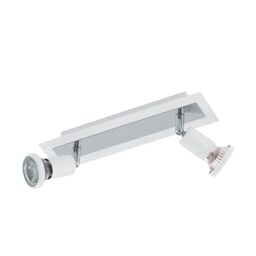 Eglo LED Ceiling Light Sarria, 2-Flame Ceiling Fixture, Metal Spotlight