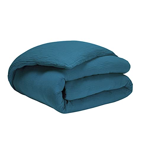 Plain Washed Cotton Gauze Duvet Cover Set, Tendresse