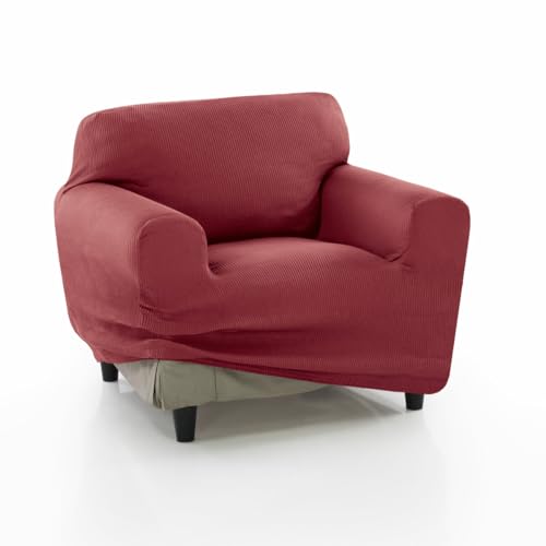 SOFAKOVER?? Super Elastic Pocket Sofa Cover, 1 Seater Sofa Cover, Breathable, Comfortable and Durable, Sofa Cover, Easy to Install, 70-110 cm, Fuchsia