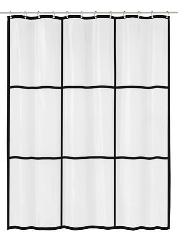 Kleine Wolke Shower Curtain PEVA Clear 180 x 200 cm