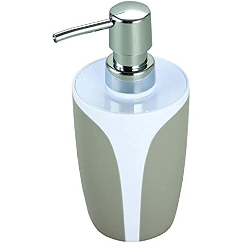 MSV Polypropylene Kandy Soap Dispenser, Beige