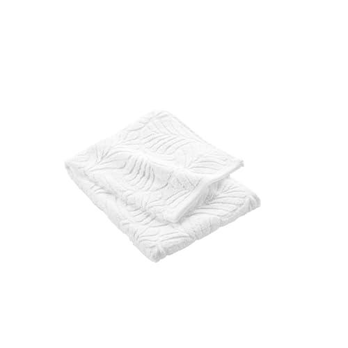 Douceur d'Intérieur Amazone Hand Towel, 50 x 90 cm, White, 100% Cotton
