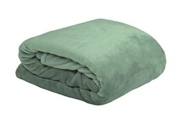 LOVELY CASA Blanket – 130 x 160 cm Polyester Almond