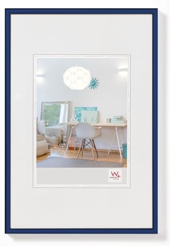 walther design Picture Frame Blue 50 x 70 cm New Lifestyle Plastic Frame KV070L