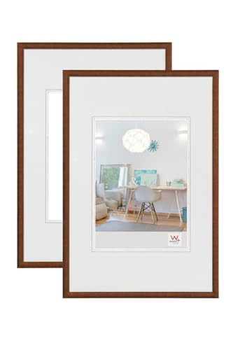 walther design KV030JD Picture Frame Bronze 20 x 30 cm Pack of 2 New Lifestyle Plastic Frame
