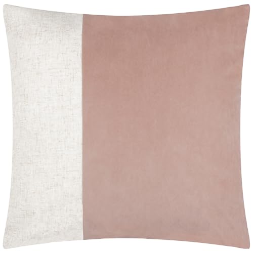 Yard Morden Soft-Washed Velvet Polyester Filled Cushion - Dusty Rose - 50x50cm