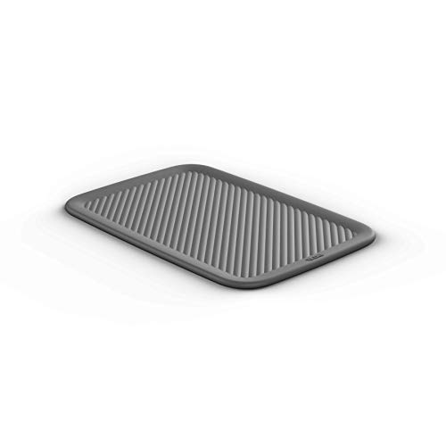 TATAY Storage Basket Baobab Recycled Plastic Material Secure Stacking - Storage Basket Household - Capacity 5 L - Dimensions 18.7x27.8x0.7 cm - BPA-Free Material - Stable Design, Grey