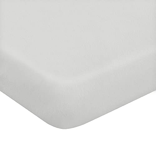 Homemania Two Corners – Double, Solid Colour – Fitted Sheet – for Bed – with Pillow Case Light Cotton – 170 x 195 cm, Bright Blue