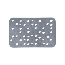 Spirella Bath Mat PVC Drops 35 x 53 cm Grey
