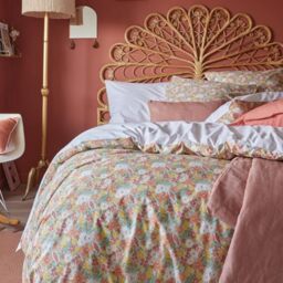 Printed Cotton Percale Duvet Cover, Love Birds, 240 x 220 cm Essix