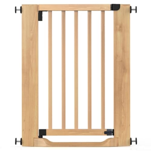 Safetots Wooden Heritage Flat Step Gate, Natural, 63cm - 71cm, Pressure Fit, Wood
