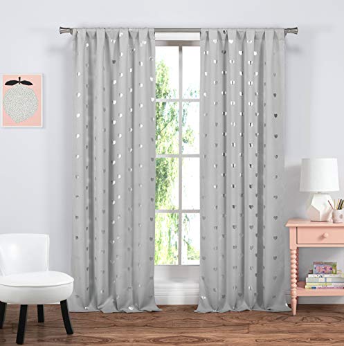 Lala + Bash Privacy Curtain, Machine Washable in Cold Water, use only Non-Chlorine Bleach, Tumble Dry Low and Warm Iron as Needed, Multi, 37x84 (2 Pieces)