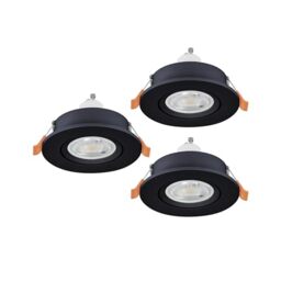 Eglo Set of 3 LED recessed spotlights Barranco