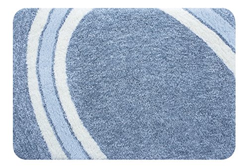 Spirella Curve, Blue 1018795 Bath Mat 65 x 55 x 30 cm