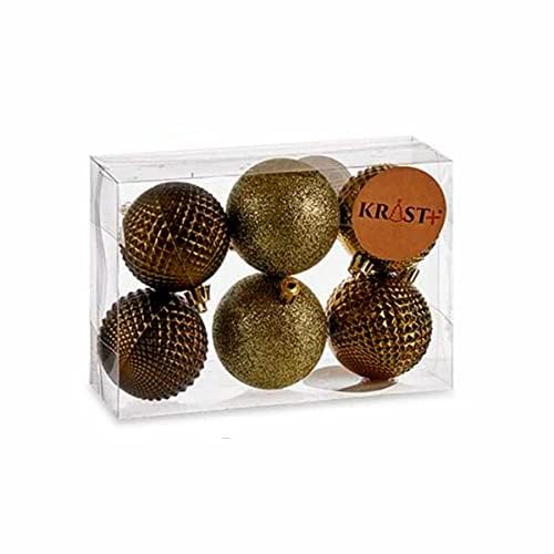 Krist+ Christmas Baubles Set, Multicoloured, Standard