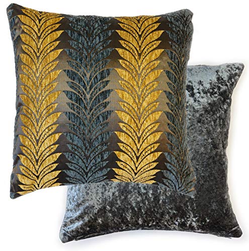 Emma Barclay Willow - Cushion Cover in Ochre - 17x17 (43x43cm)