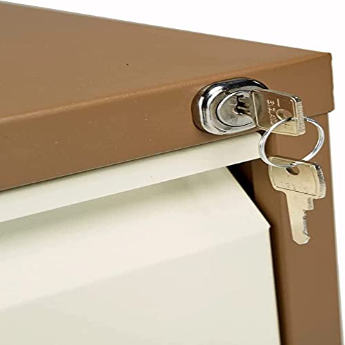 Office Hippo Office Hippo Bisley 4-Drawer Filing Cabinet, Alloy Steel, White, 47 x 62 x 132.1 cm