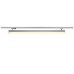 SLV 3-Phase System Spot Sight/LED 3-Phase Spotlight, spot, Ceiling Spotlight, Ceiling Light, Track System, Indoor Lighting / 3000K 38W 3100lm Grey 120 Degrees