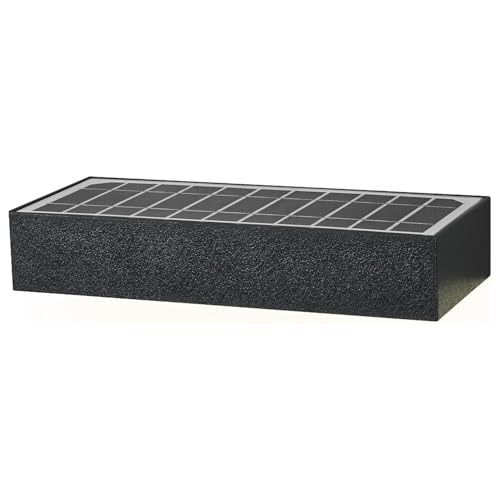 OSRAM Endura Style BRICKLUME Solar Light, 6W, 850lm, Dark Gray, indirect Lighting, Motion Sensor, Daylight Sensor, IP65 Protection, 3000K Color Temperature, Warm White Light Color