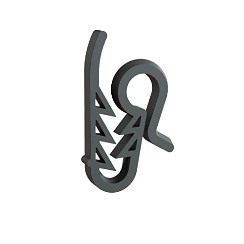 Konstsmide Set of 5 Black Hooks for Fairy Lights and Curtains