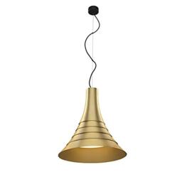 SLV Pendant Light BATO 45 PD/Living Room lamp, Interior Lighting, Dining Room Drop Light, LED, Ceiling lamp / 2500K 30W 1900lm Gold dimmable 100 Degrees