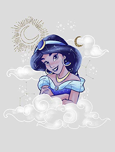 Komar Disney Wall Picture Jasmin Clouds Nursery Baby Room Decoration Art Print Without Frame Available in 3 Sizes, Colourful, WB083-30x40