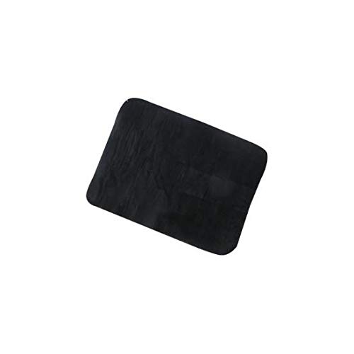 MSV Softness Memory Foam Mat with Non-Skid Backed, Black